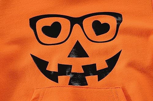 DDSOL Toddler Boys Girls Hoodie Sweatshirt Halloween Pumpkin Shirt Long Sleeve Glow in Dark Tops Skeleton 4T-10Years…