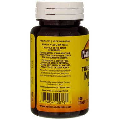 Nature's Blend Niacin Timed Release 500 mg 500 mg 300 Tabs