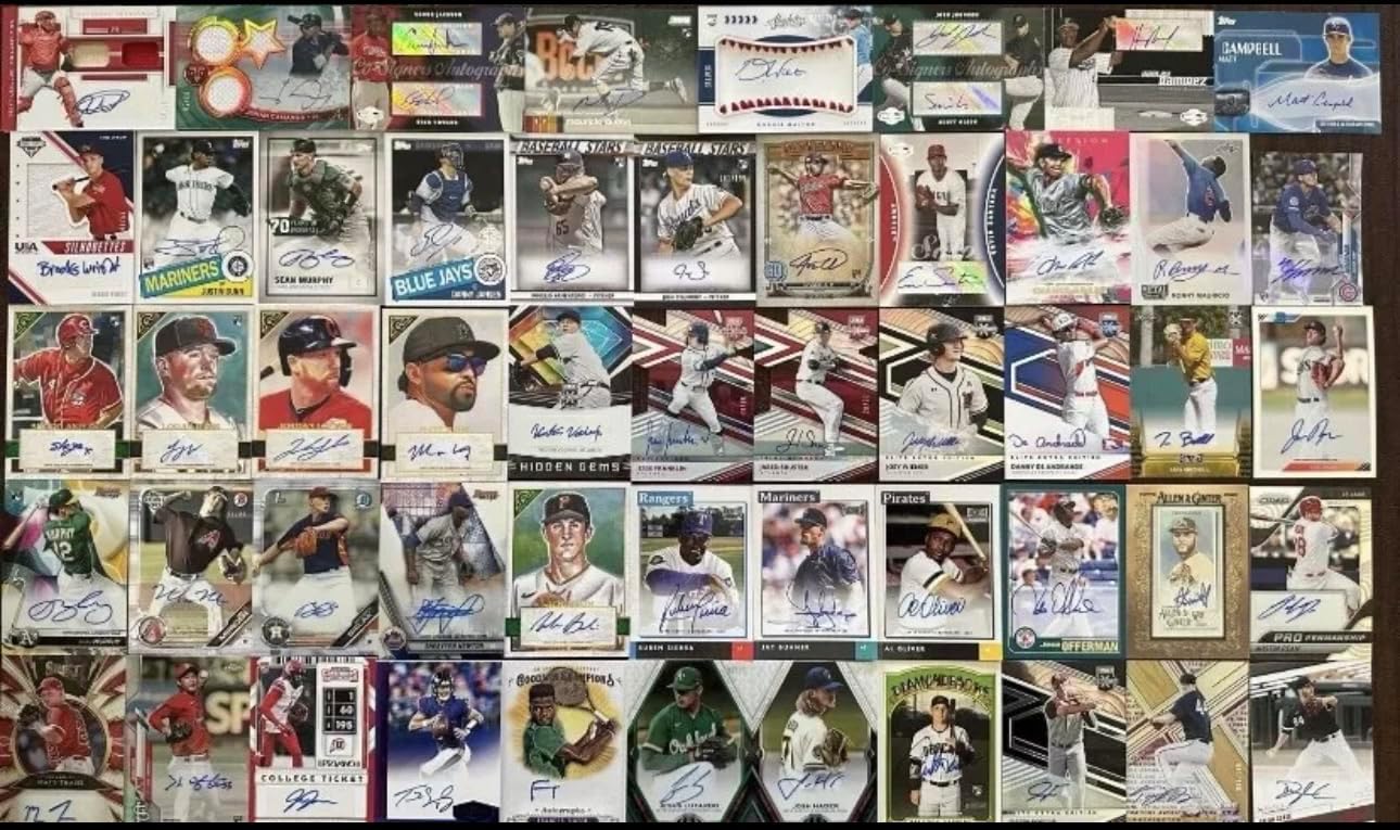 Baseball Sports Card Mystery Pack | Contains 28 Cards | 2X Autograph or Relic Cards Guaranteed | 6X Rookie Cards Guaranteed | 20x Miscellaneous Cards Guaranteed