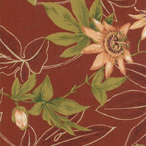 Blazing Needles Spun Polyester Patterned Outdoor Squared Seat/Back Chair Cushion, 20