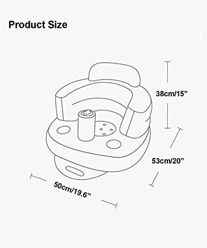 Baby Inflatable Seat, Built in Air Pump Baby Chair Seat for Sitting Up 3-36 Months, Toddler Chair for Infant Gift