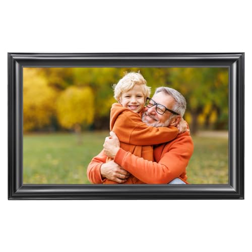 WiFi Digital Picture Frame 10.1 Inch IPS HD Cloud Smart Digital Photo Frame,16GB Storage, Wall Mountable, Auto-Rotate, Share Photos via App, Send Photos from Anywhere