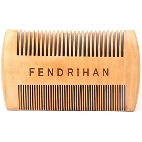 Fendrihan Double-Sided Wood Beard Comb (4.25