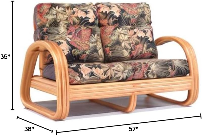 Rattan Living Room Furniture Loveseat (#1791H-PO)