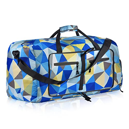 Dimayar Travel Duffel Bags - Foldable Duffle Bag with Shoes Compartment - Overnight Bags Waterproof & Tear Resistant 40L|65L|85L|115L