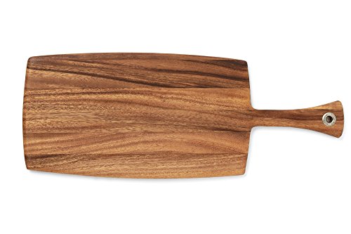 Ironwood Gourmet Large Rectangular Provencale Paddle Board, Acacia Wood 20.5 x 8 x 0.5 inches