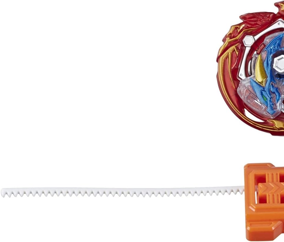 Beyblade Burst Rise Hypersphere Glyph Dragon D5 Starter Pack - Stamina Type Battling Top Toy and Right/Left-Spin Launcher, Ages 8 and Up, Red