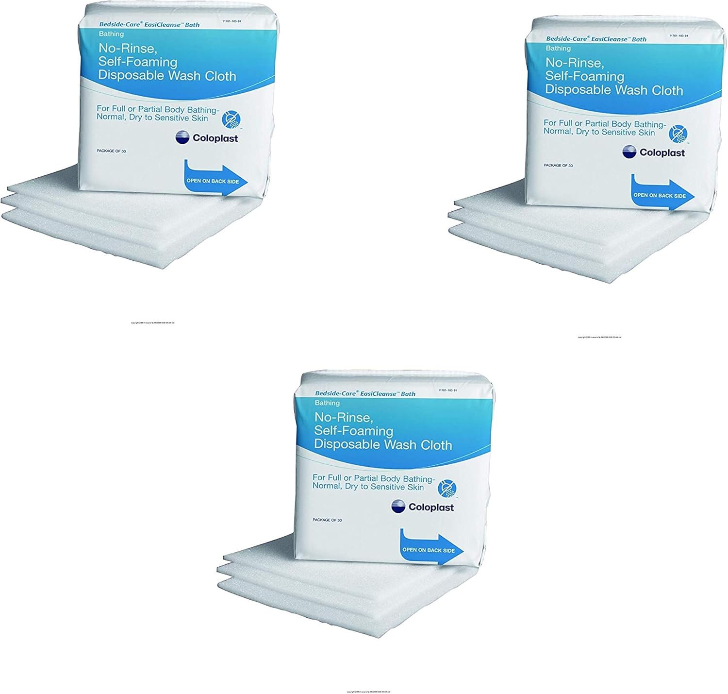 Bedside-Care EasiCleanse Bath, 30 Count (3 Pack)