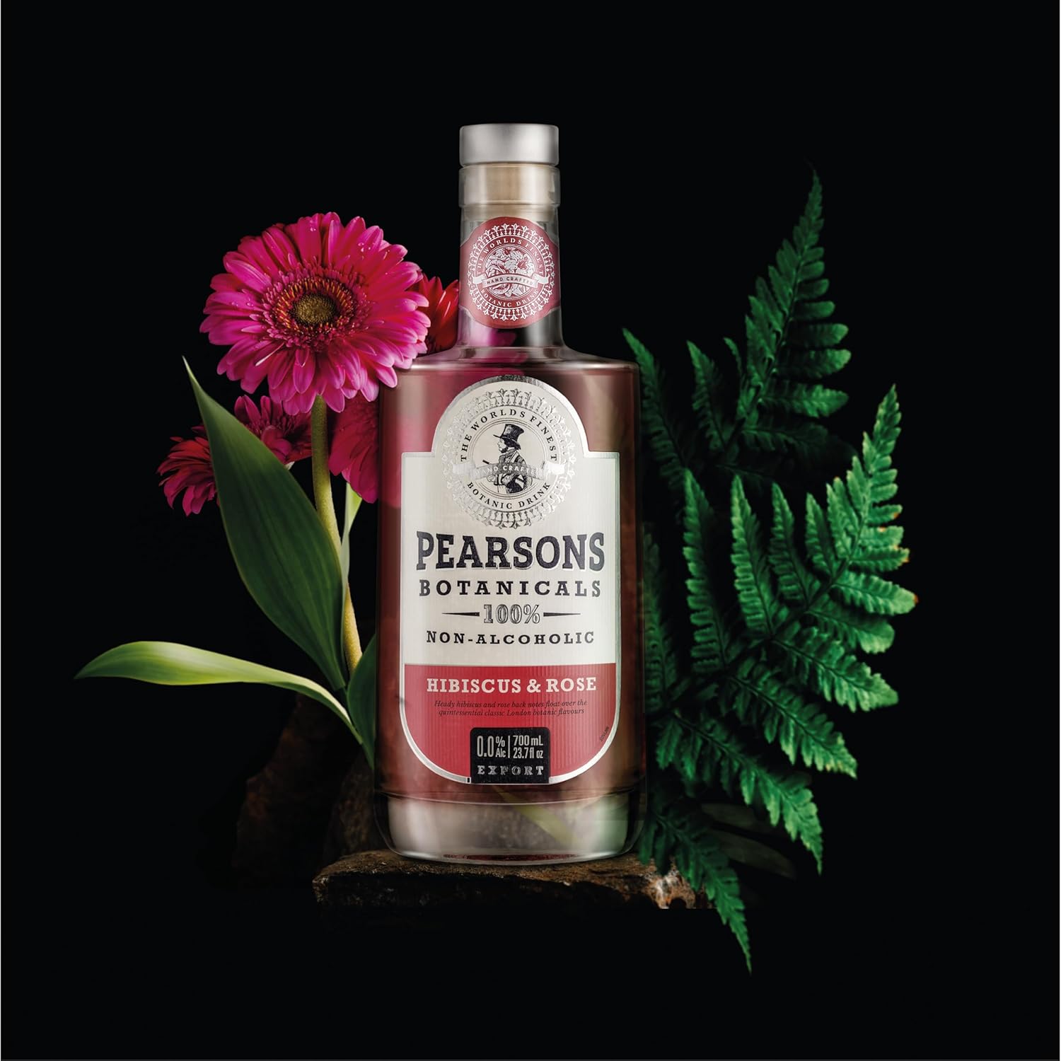 Pearsons Botanicals Rhubarb & Ginger and Hibiscus & Rose Gin Alternative | Award-Winning Non Alcoholic Spirits | Premium Non Alcoholic Drinks by Spirits of Virtue (700ml)