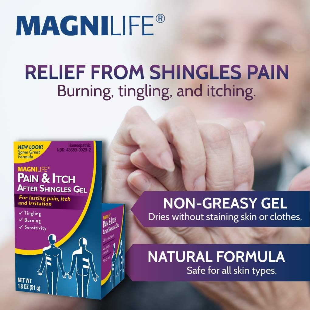 MagniLife Pain and Itch Relief Gel, Naturally Relieve Tingling, Irritation and Sensitivity with Jasmine and Mezereon - 1.8oz