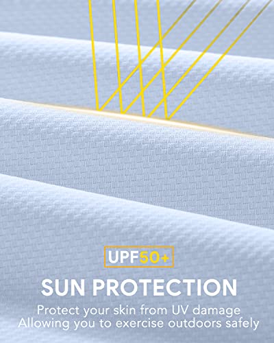 We1Fit Women's UPF 50+ Sun Protection Jacket Hoodie Sun Shirts Hiking Running Athletic Shirt