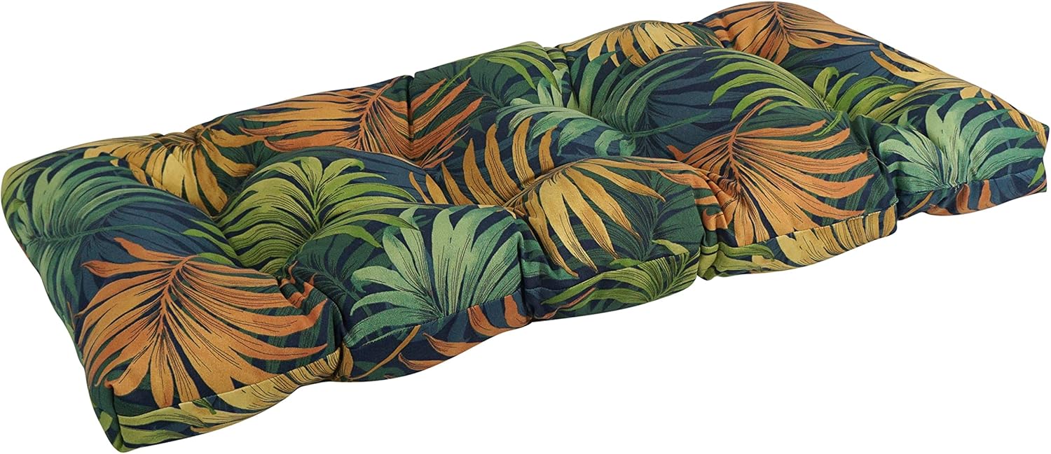 Blazing Needles Outdoor Tufted Loveseat Cushion, 42