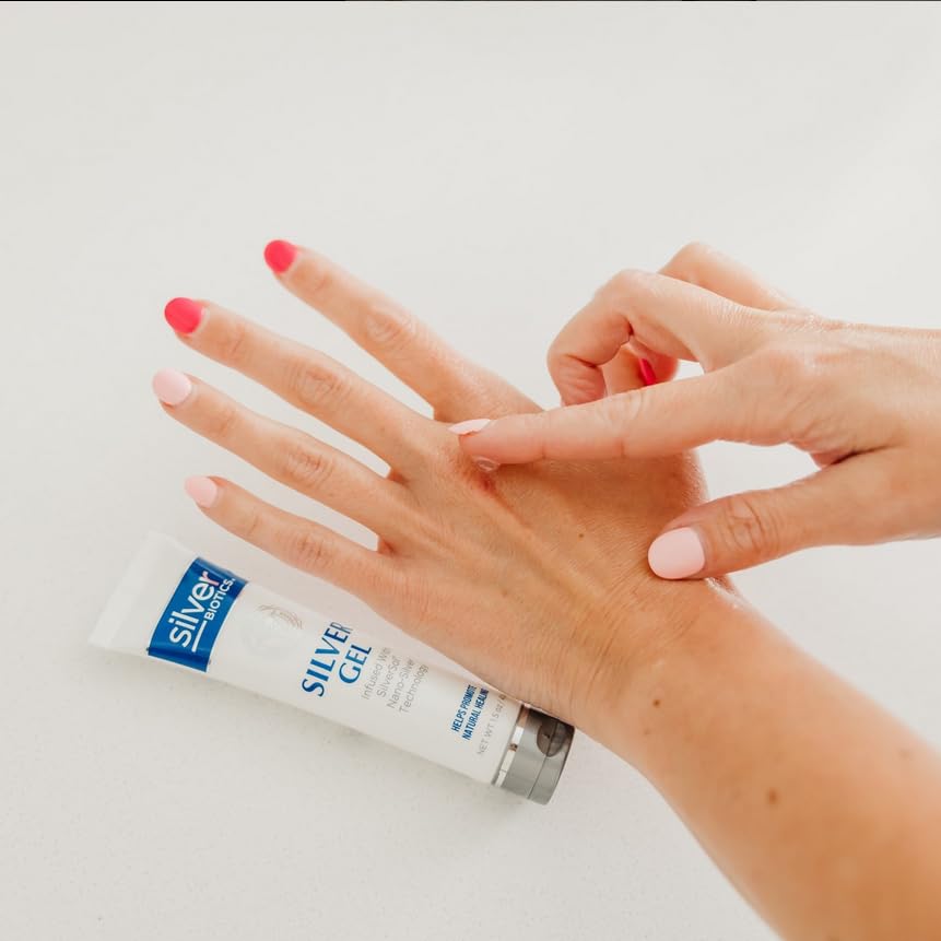 Silver Biotics Colloidal Nano SilverSol Ag₄O₄ 20 ppm Soothing & Nourishing Skin Gel | Versatile 4 Oz Gel for Skin Wellness and Comfort