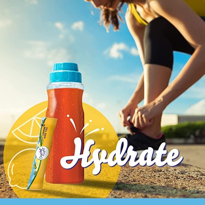 Crystal Light Lemon Iced Tea Powdered Drink Mix - Pack of 3 (30 Packets in total)