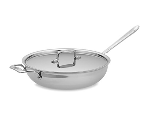 All Clad D5 Stainless Steel 4 Qt Essential Pan With Lid