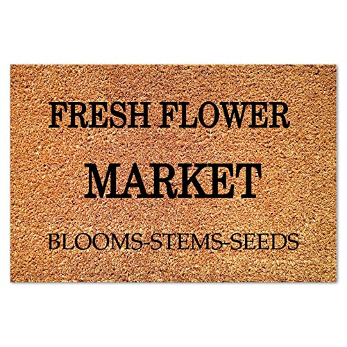 It is Well with My Soul Coir Doormat Family Quote Door Mats Farmhouse Durable Coir Non Slip Welcome Mat for Indoor Outdoor Porch Home Entryway New Home Gift 16x24in