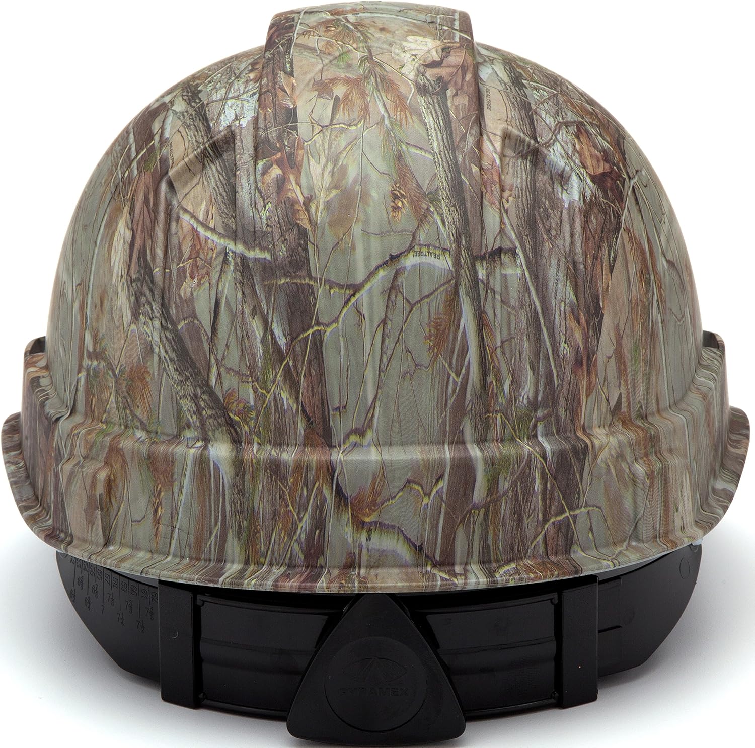 Pyramex Ridgeline Cap Style Hard Hat, 4-Point Ratchet Suspension, Matte Camo Pattern