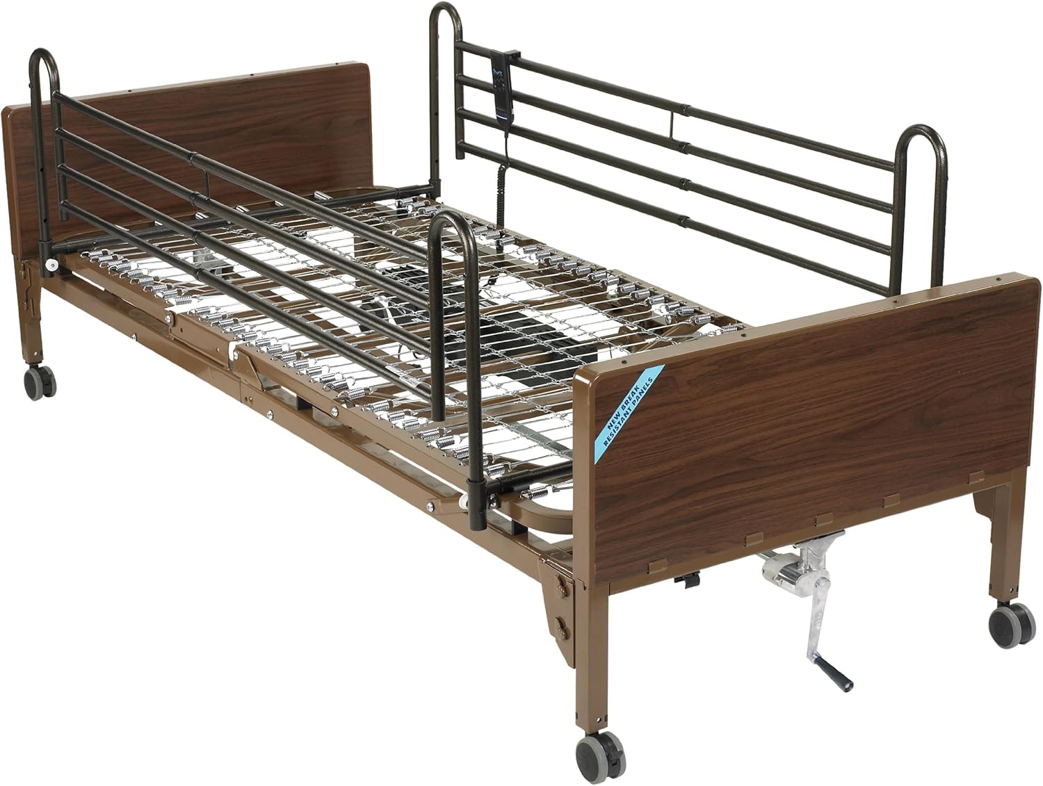 Drive Medical Delta Ultra Light Full Electric Bed with Full Rails, Model - 15033BV-FR