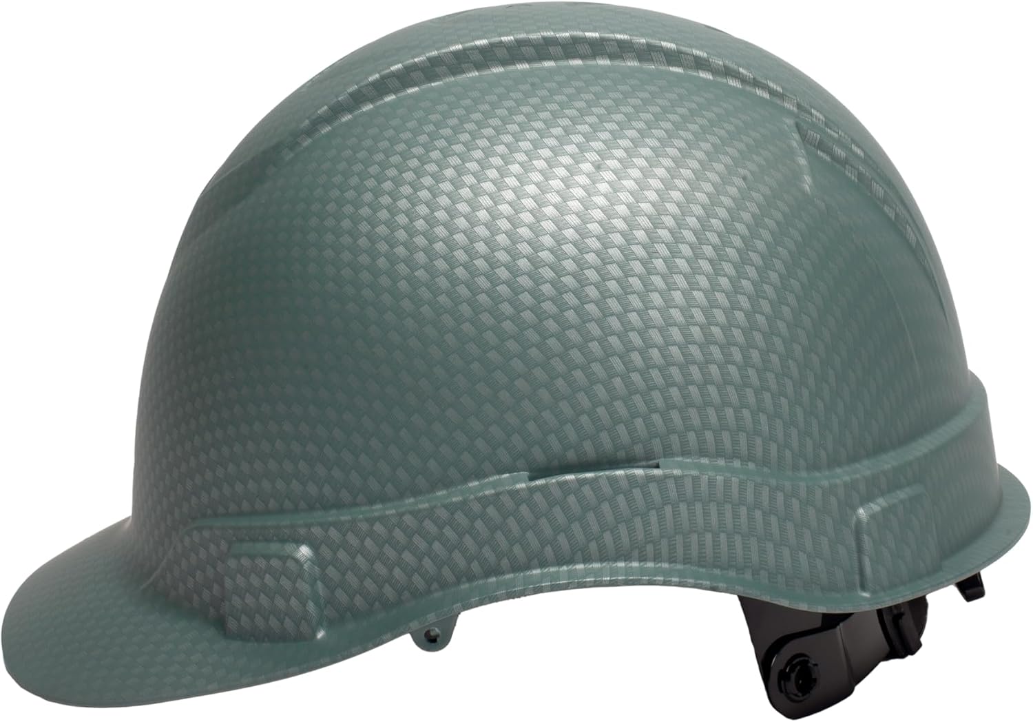 Pyramex Ridgeline Cap Style Hard Hat 4 Point Ratchet Matte Silver Graphite