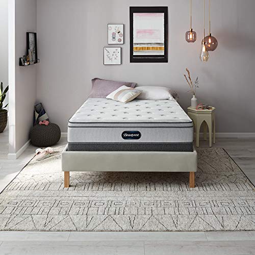 Beautyrest BR800 12 inch Plush Euro Top Mattress, Twin, Mattress Only
