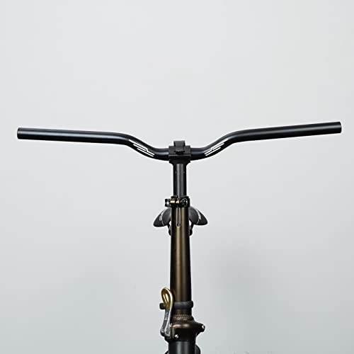 1inch/25.4mm Straight Bike Handlebars Rise(30mm 50mm 70mm 90mm) MTB Handlebar-Fits 25.4mm Stems -Aluminum Alloy Mountain Bike Bicycle 640 mm Length -Flat - Black