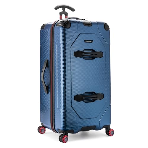 Traveler's Choice Maxporter II Hardside Polycarbonate Suitcase with Spinner Wheels, Carbon Gray, 30