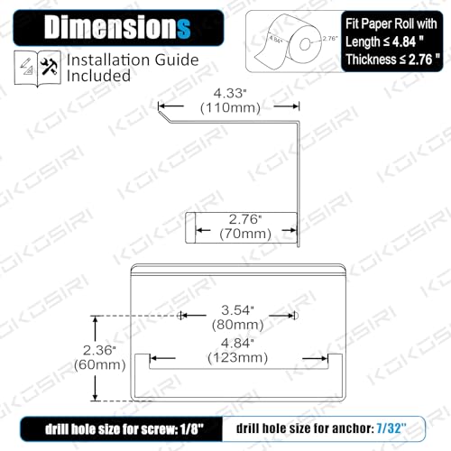 KOKOSIRI Gold Toilet Paper Holder Toilet Roll Holder for Bathroom Kitchen Washroom T-304 Stainless Steel Wall Mounted, Gold Finish, B2003BG