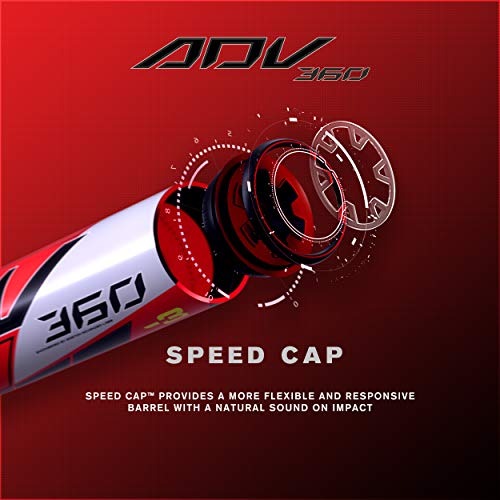 Easton | ADV 360 Baseball Bat | USA | -11/-10/-8/-5 Drops | 2 5/8 Barrel | 2 Pc. Composite