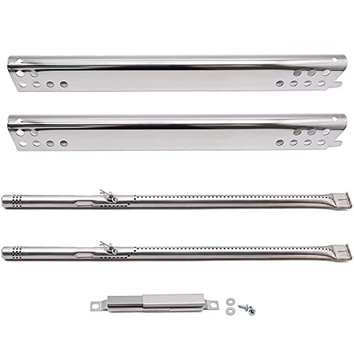 Yiming Grill Replacement Parts for Charbroil 463673519, 463673017, 463347017, G470-0004-W1, G470-5200-W1, 2-Burner Cabinet Liquid Propane, Heat Plates, Burners, Carryover Tubes Replacement.