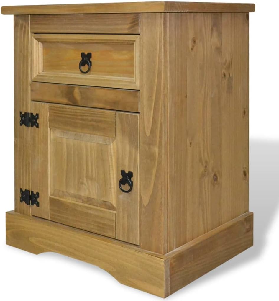 Storage Cabinet,Sideboard,Bedside Cabinet,Robust and Durable Suitable for Office,playroom,Bedroom,Living Room Mexican Pine Corona Range 20.9