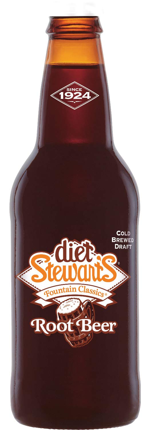 Diet Stewart's Root Beer, 12 fl oz (12 Glass Bottles)