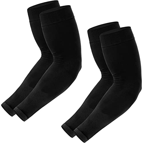 Newbyinn UV Sun Protection Arm Sleeves for Men Women Youth, Cooling Sleeve to Cover Arm Tattoo, Mid-Compression Arm Cover