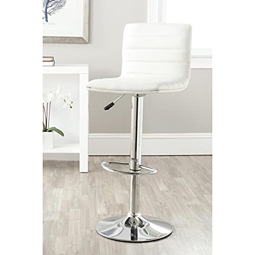 Safavieh Home Collection Arissa Black Adjustable Swivel Gas Lift 23.8-29.9-inch Bar Stool