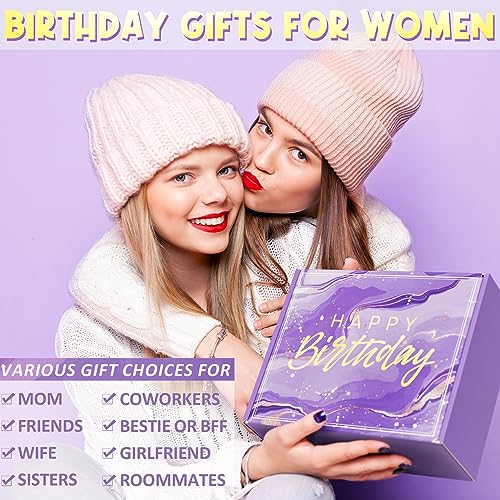 Birthday Gifts for Women Friendship, Rose Relaxing Spa Gifts Basket Set for Women, Self Care Gift Unique Happy Birthday Gifts Idea for Mom Her Best Friend Sister Wife Girlfriend Coworker Teacher Nurse