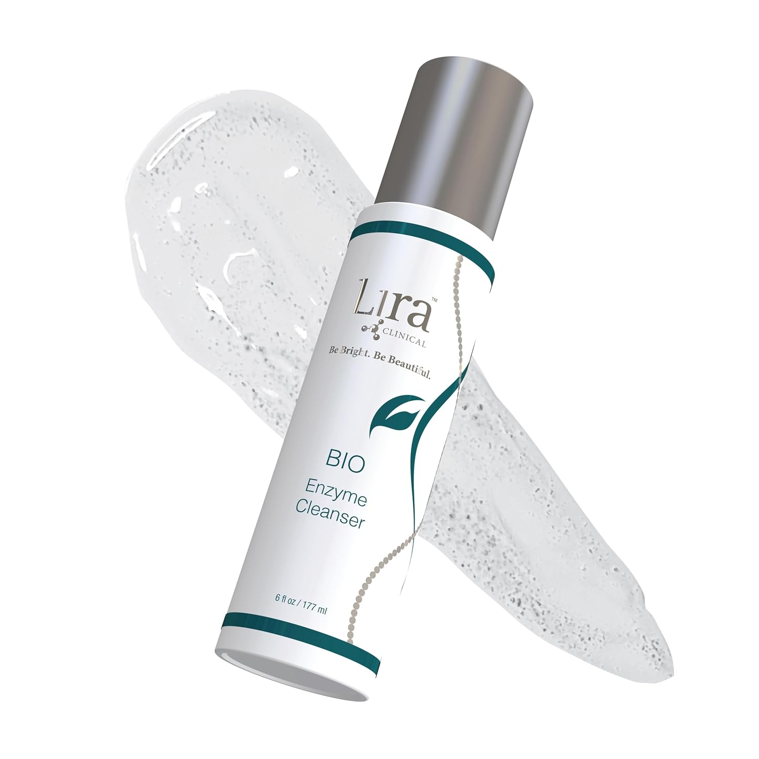 Lira Clinical Bio Enzyme Face Cleanser - 6 oz - Brightening and Anti Aging Face Wash with Plant Stem Cells