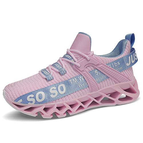 UMYOGO Women's Running Shoes Non Slip Athletic Tennis Walking Blade Type Sneakers