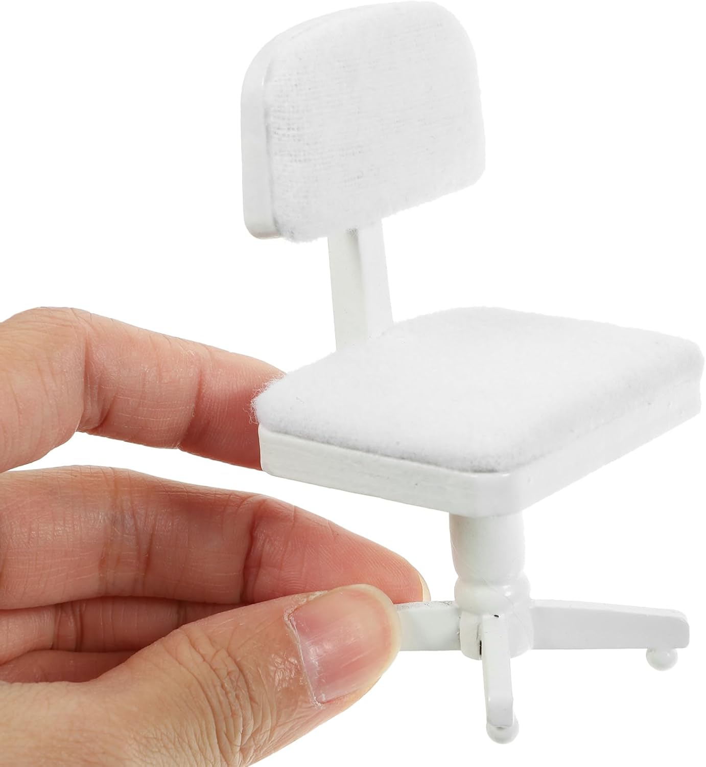 ERINGOGO 1 Set Office Scene Props Dollhouse Mini Laptop Mini Computer Model Dollhouse Office Desk Miniature Computer Desk Dollhouse Miniature Computer Wood Child Furniture White Thing