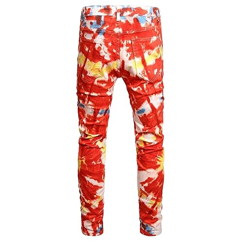 Men's Jeans Denim Pants New and Style Stretch Street Embroidered Fashion Denim Pants