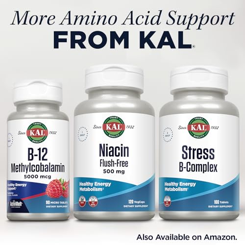 KAL Niacin Flush-Free Capsules 500 Mg, 120 Count