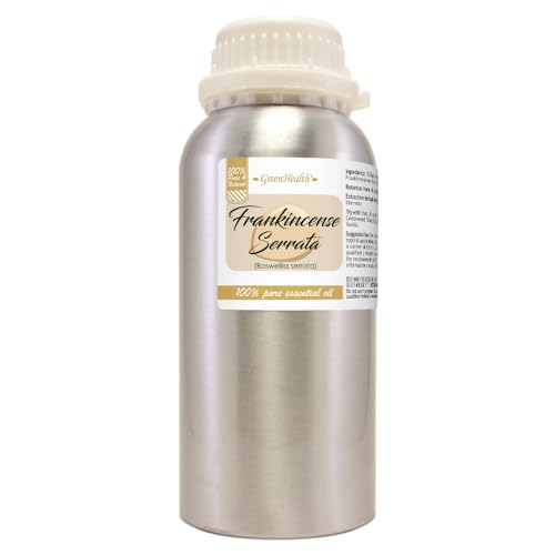 16 fl oz - Frankincense Essential Oil (100% Pure & Uncut), Aluminum Bottle - GreenHealth