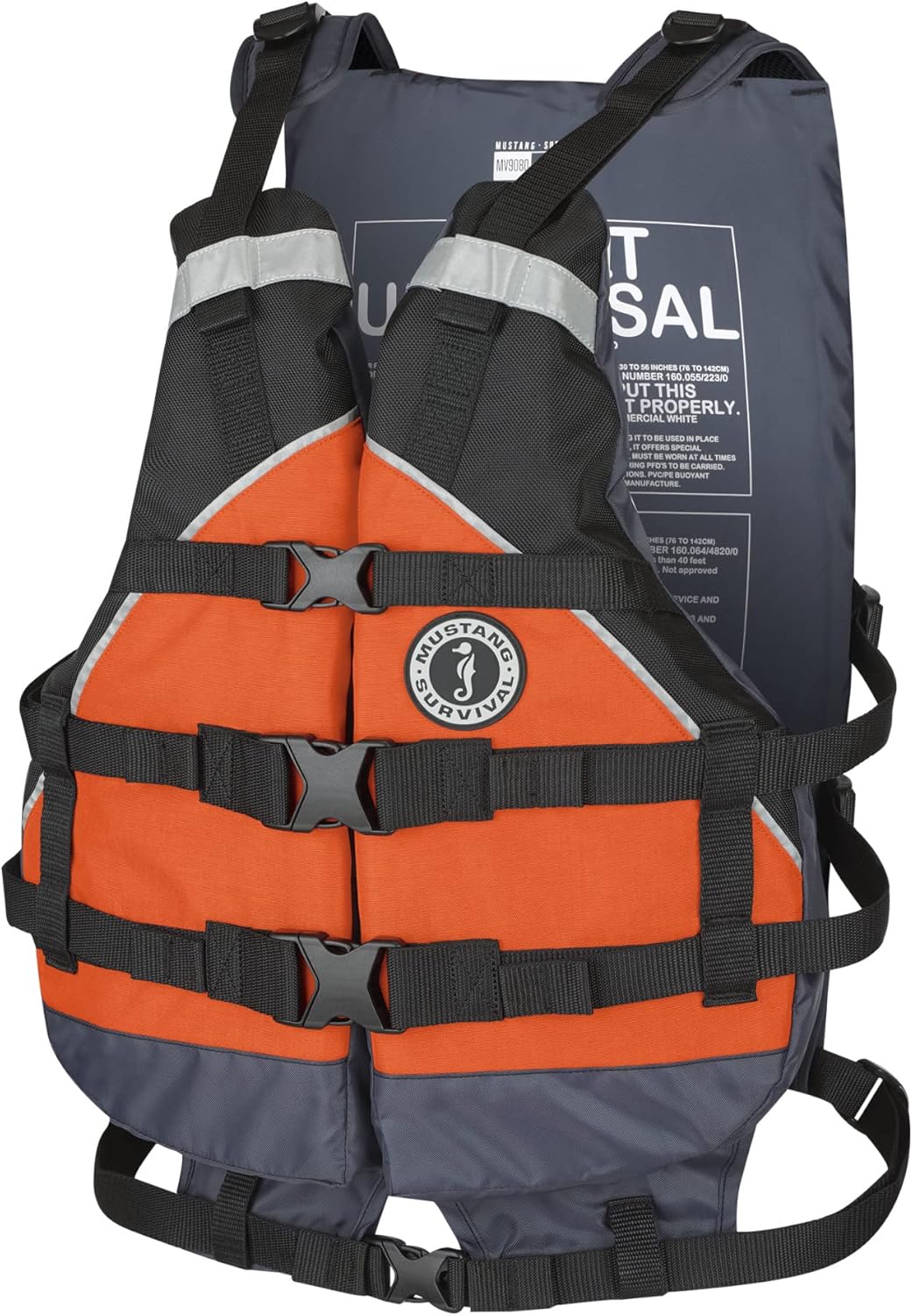 Mustang Survival - Youth Canyon Foam PFD (Orange/Gray)