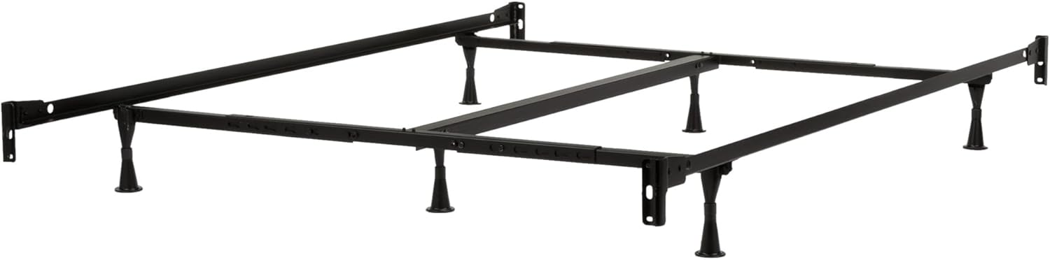 Dream Sleep Madison Gentle Plush Pillowtop Mattress Set with Bed Frame Included - Sleep System with Enhanced Cushion Support, Plush Knit Cover and Longlasting Comfort (King 76