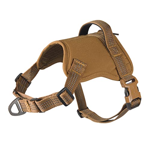 Carhartt Nylon Duck No Pull Dog Harness, Fully Adjustable Dog Harness with Quick Control Handle and Reflective Accents, Carhartt Brown, X-Large