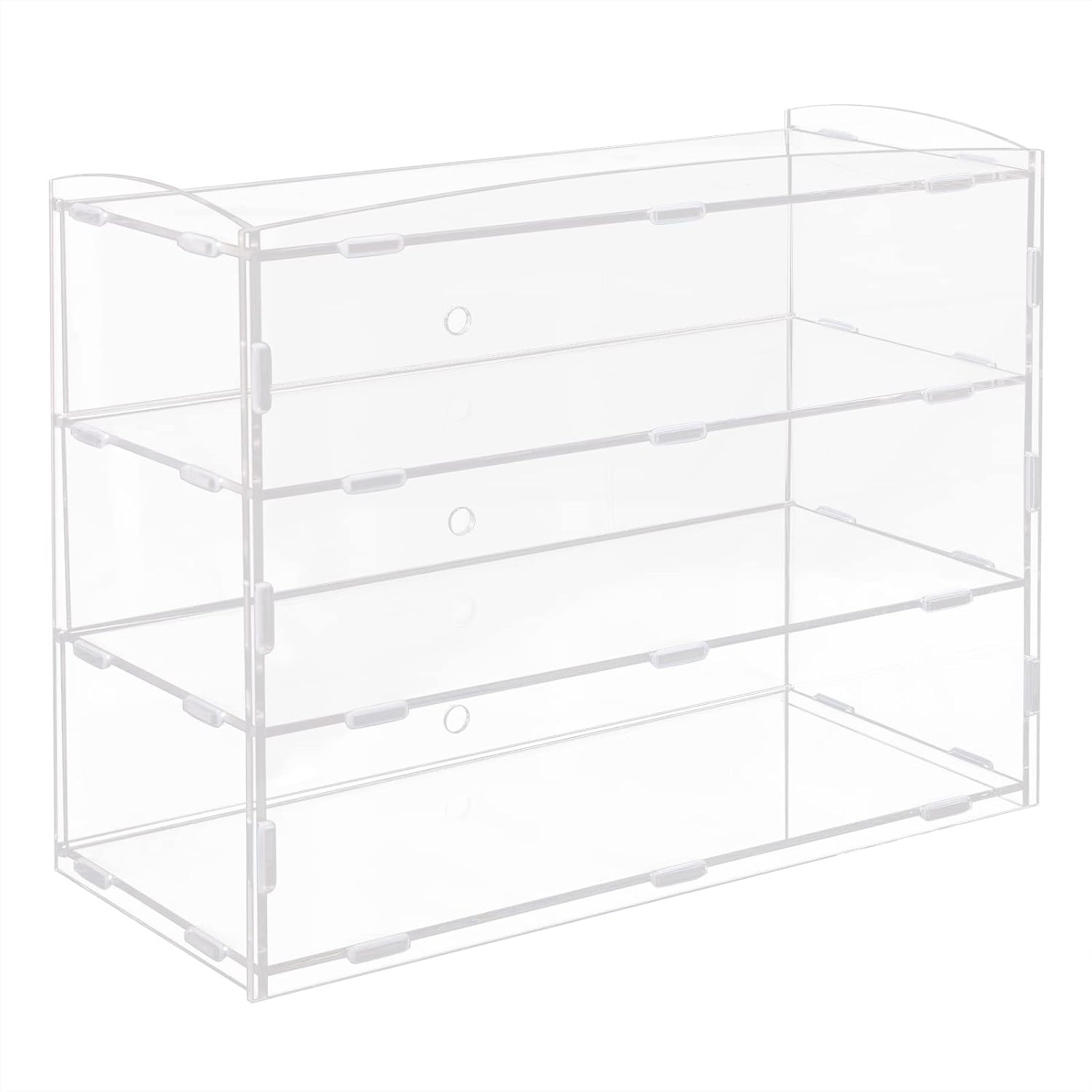 3 Tray Acrylic Display Case, Acrylic Display Case Bakery Pastry Display Case Retail Display Counter Cases Acrylic Display Shelf Donut Cookie Display Cabinet Clear Display Case,18.7 x 14.8 x 8.5inch