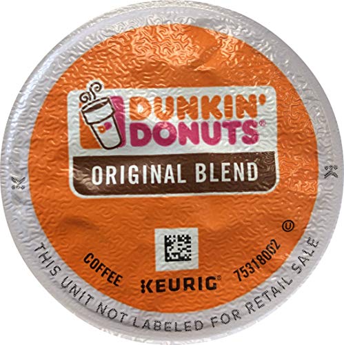 Dunkin Donuts K-Cup Single Serve Pods, Original Blend, 96 Single Serve Pods (Packaging May Vary)