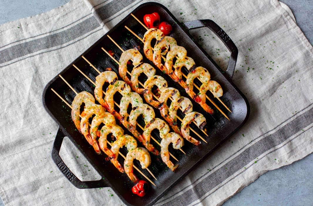 Lodge Chef Collection - 11 Inch Cast Iron Chef Style Square Grill Pan