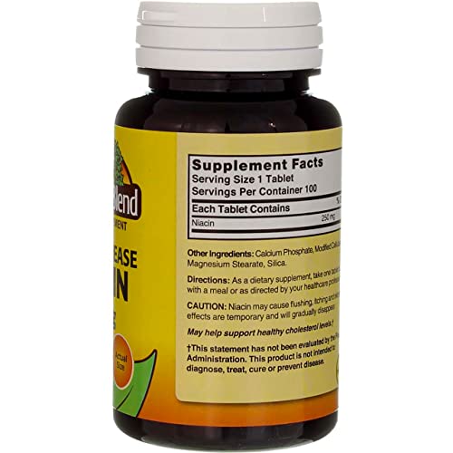 Nature's Blend Niacin Timed Release 500 mg 500 mg 300 Tabs