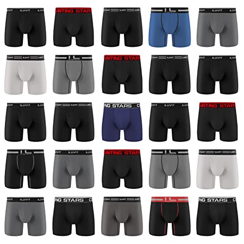 5Mayi Mens Athletic Underwear Mens Boxer Briefs Underwear for Men Pack S M L XL XXL