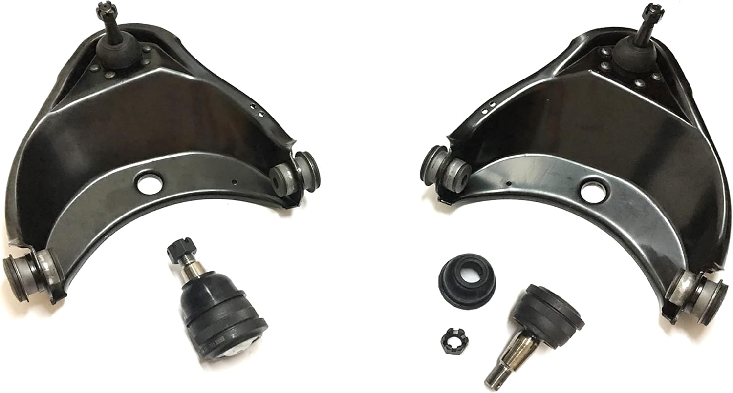 PartsW - 17 Pc Front Control Arms & Ball Joints Adjusting Sleeves Tie Rod Ends Sway Bars Idler & Pitman Arms Complete Suspension Kit