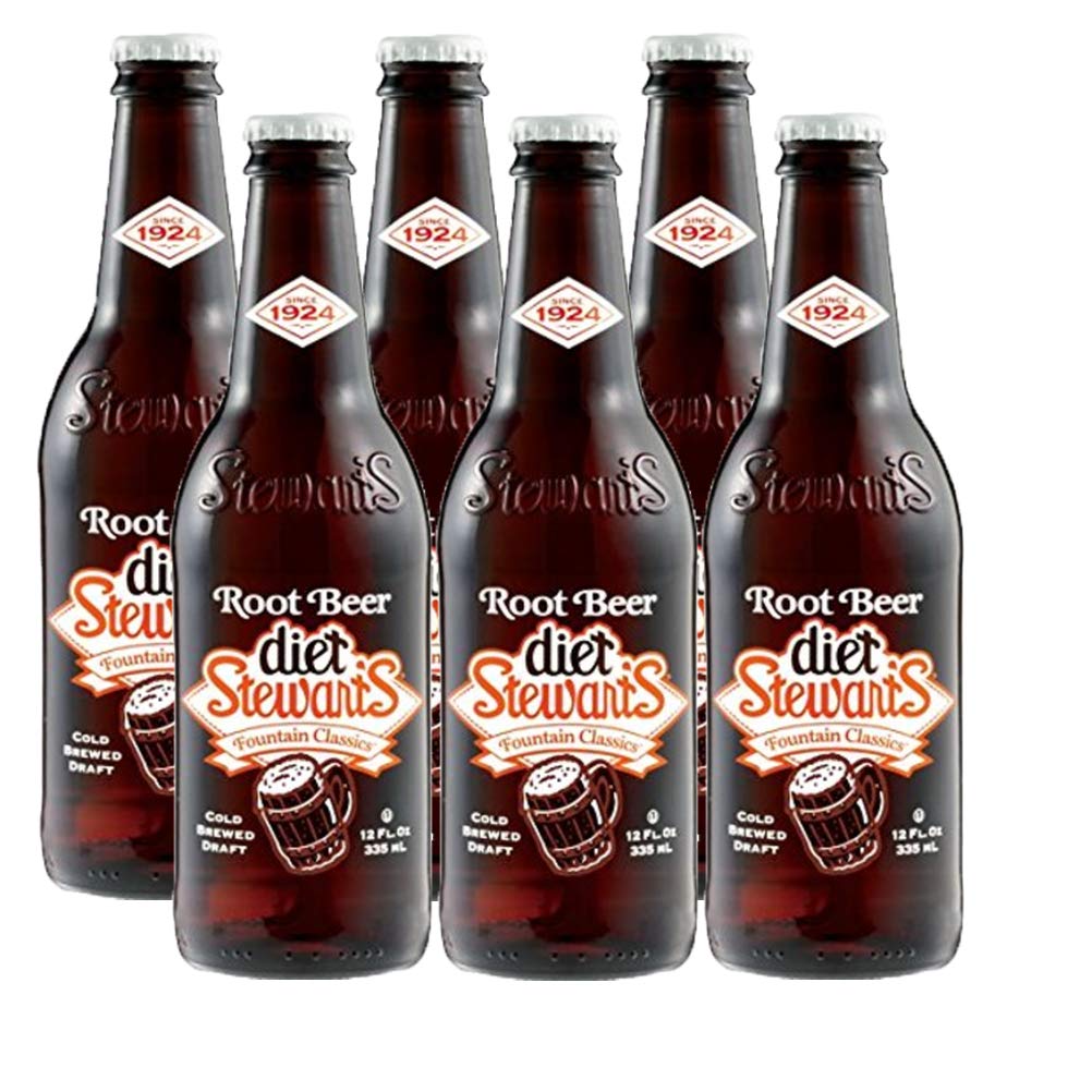 Stewart's Diet Root Beer 12 Oz (Pack of 6, Total of 72 Oz)